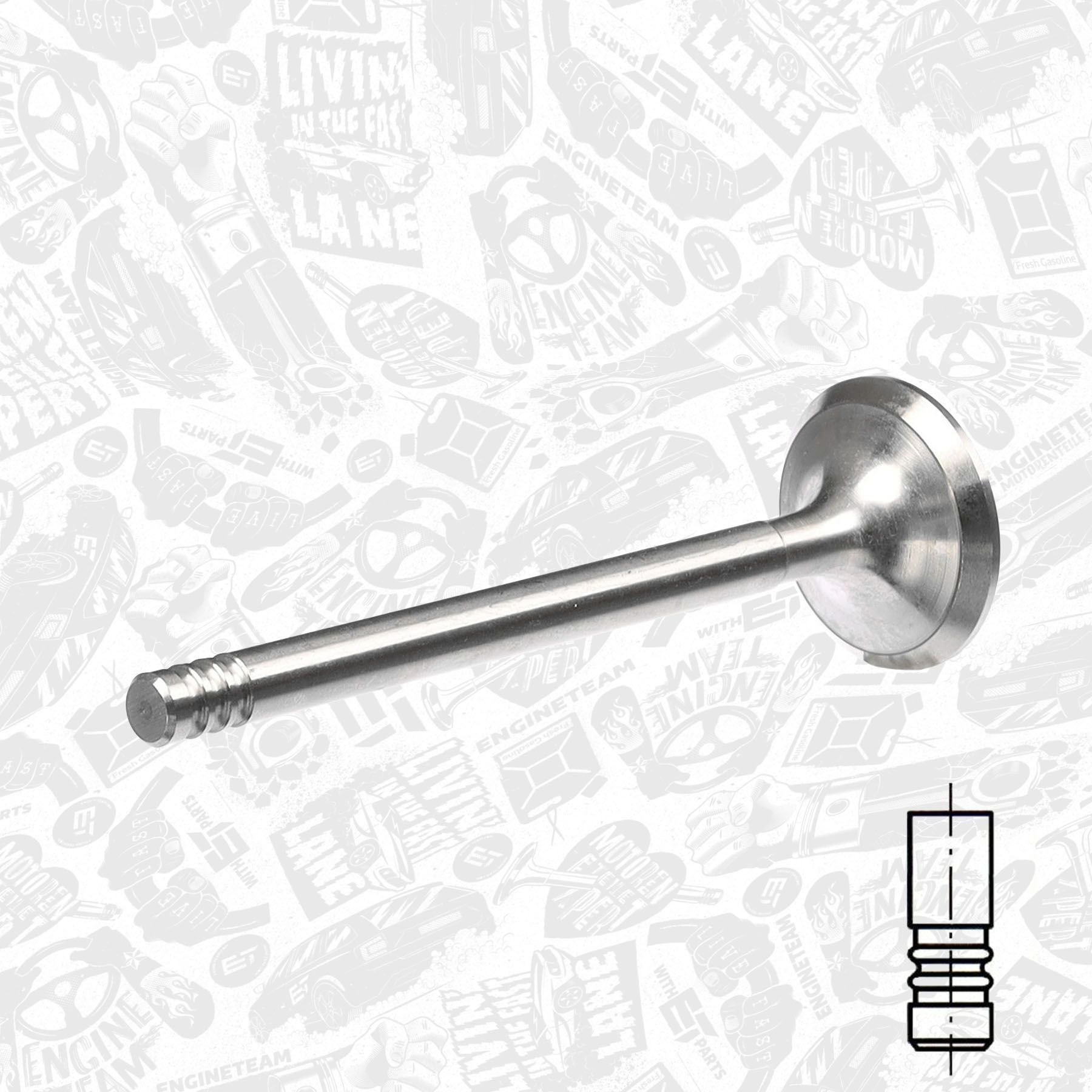 Вихлопний клапан ET Engineteam VE0023 ціна, від 4.82 USD
